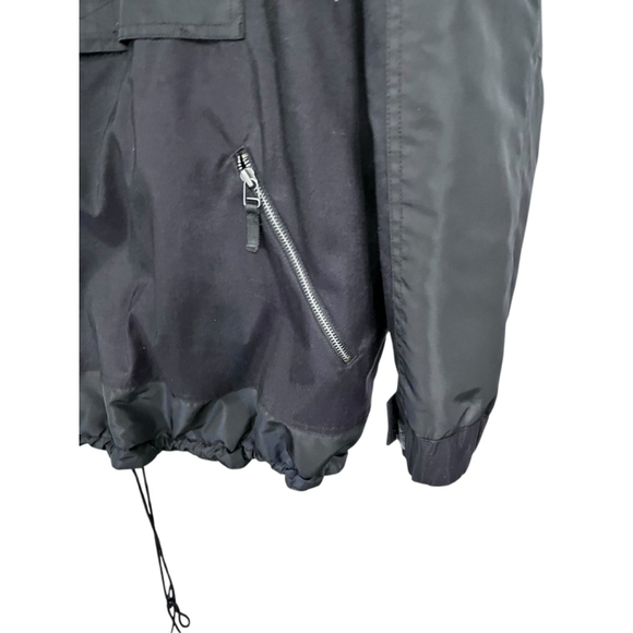 Polo Sport Ralph Lauren Sportsman Vintage 90s Anorak Black Jacket Med Embroider - Picture 7 of 12